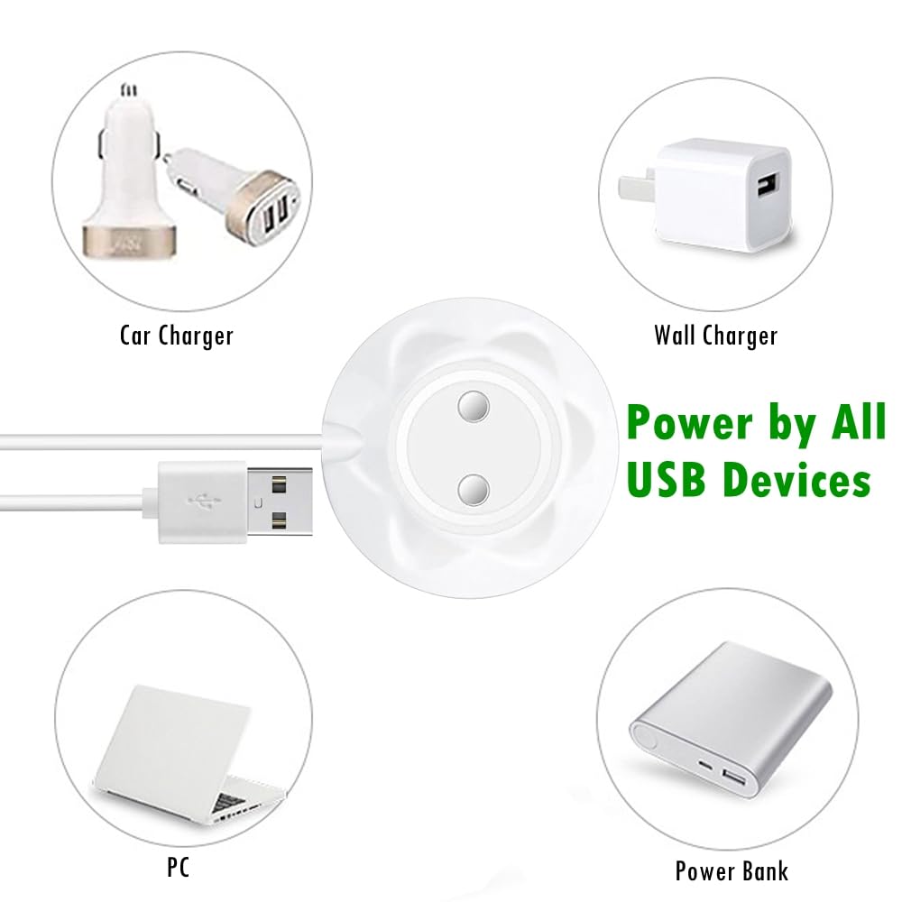 Cavo di ricarica USB magnetico, sostituzione Fast Rose cavo di ricarica Dock Station (12 mm Rose Port)