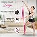 Stretching Strap With Door Anchor - Stretching Equipment to Improve Legs Flexibility - Splits Trainer For Home Ideal In Ballet, Dance, Cheerleading, Taekwondo, Yoga, Pole Dancing & Gymnastics (Pink)