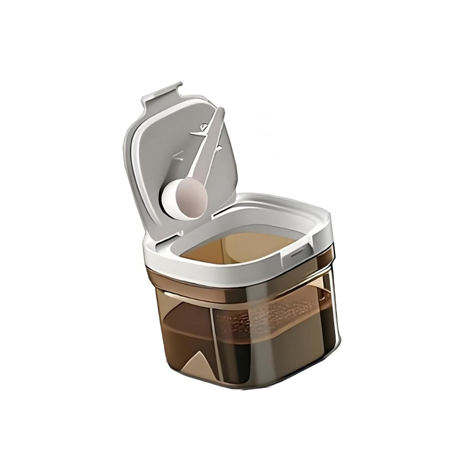 TQUXNGA Storage Container with Builts in Spoon for Dry Food Kitchen Organization and Easy Access Food Storage Jars