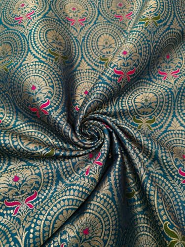 Brocart de soie à magnifiques cercles pour confectionner vos robes de soirée de mariage