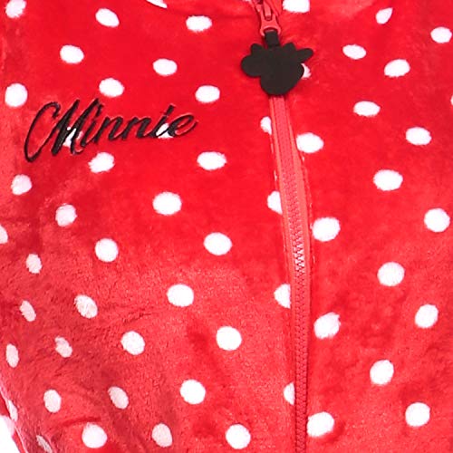 Disney Womens Minnie Mouse Onesie Size Medium Red #TOP1