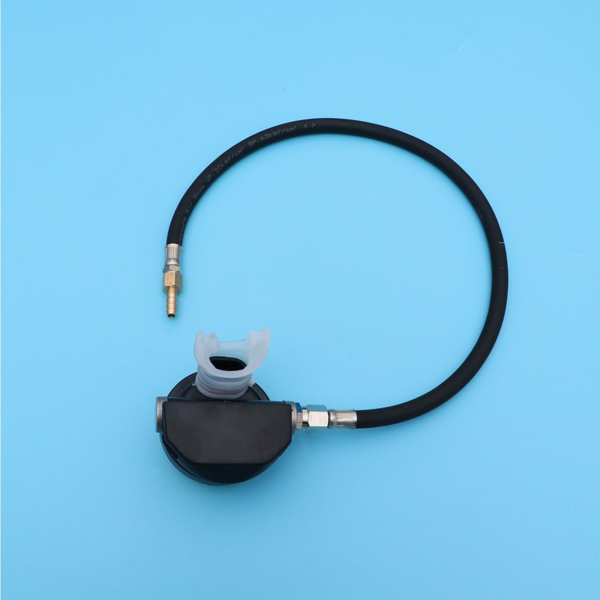 POPETPOP Regolatore Secondario da Immersione in Silicone Giallo, Leggero | Odore Neutro, per Uso Professionale e Ricreativo, per Principianti Nuotatori