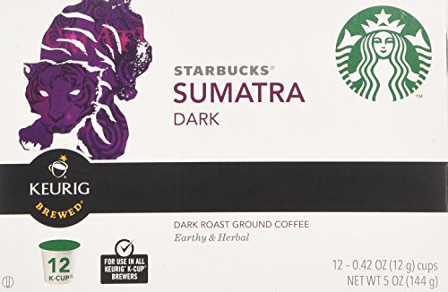 Image of Starbucks Coffee K-Cup Pods, Sumatra, 24 Count (Pack of 2)