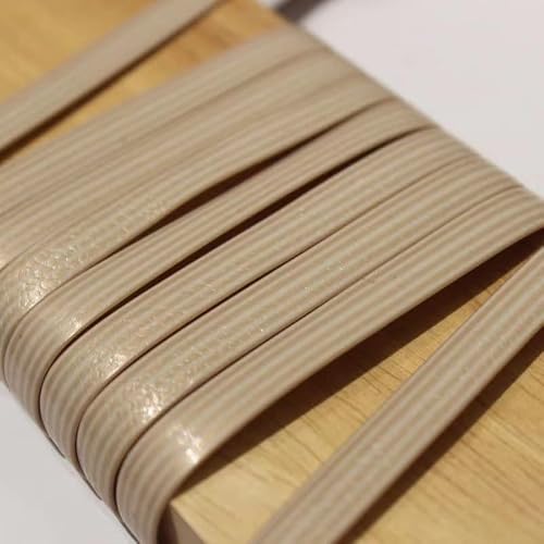 Oudini L Rattan Weaving Materia, 500G Pe Rattan Strip For Outdoor Rattanniture Repair Rattan Synthetic Wicker Repair Material