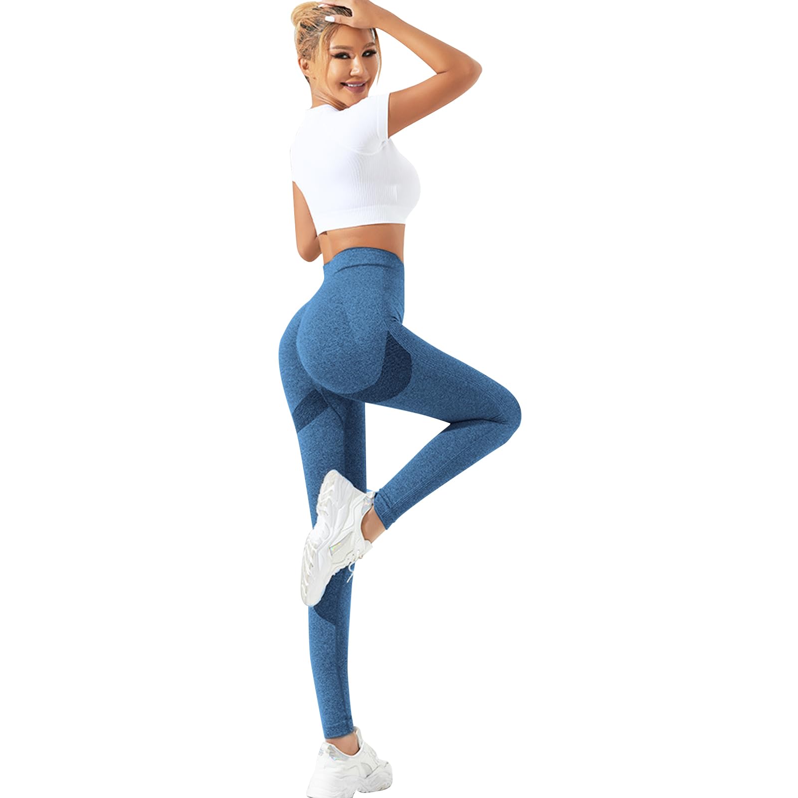 Leggins mujer fitness elásticos que solucionan el control de abdomen 7