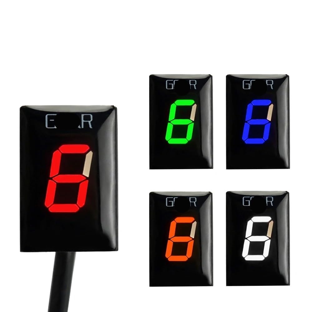 Marchas Motocicleta Indicador Para CBR1100XX 1996 1997 1998-2007 2008 Accesorios motocicletas Indicador de marcha 1-6 Medidor pantalla