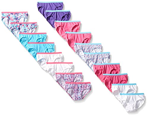 Hanes Girls' 18-Pack Hipster Bundle