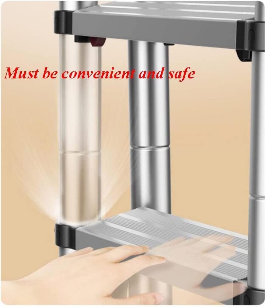 Step Ladder Folding Step Stool Extension Ladder Portable Folding Ladder Small Telescoping Ladders Easy To Store And Easy To Use Step Ladders For Home 330lb Folding Ladder Telescoping Ladder ( Color :