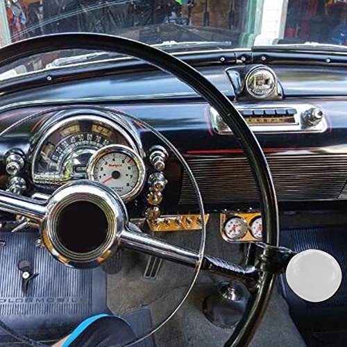 Riloer Steering Wheel Spinner Suicide Knob For Steering Wheel Booster Ball Non Slip Booster Knob Suicide Knob 360 Degree Booster Knob Suicide Knob For Car White #TOP6