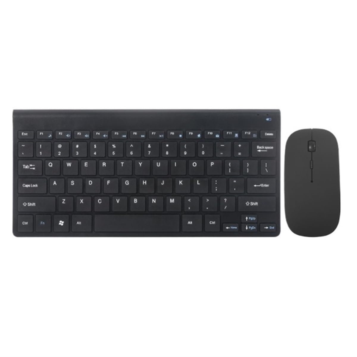 Klawiatura i Mysz do Gier, Zestaw Klawiatury I Myszy Zestaw Klawiatury I Myszy 2.4G Z Odbiornikiem USB Do Komputerów Stacjonarnych Wodoszczelna Klawiatura i Mysz(Black)