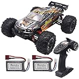 Blomiky 1/16 Scale 2845 Brushless 52KMH+ High Speed RC Truck for Kids and Adults Extra Battery Q903 Orange­