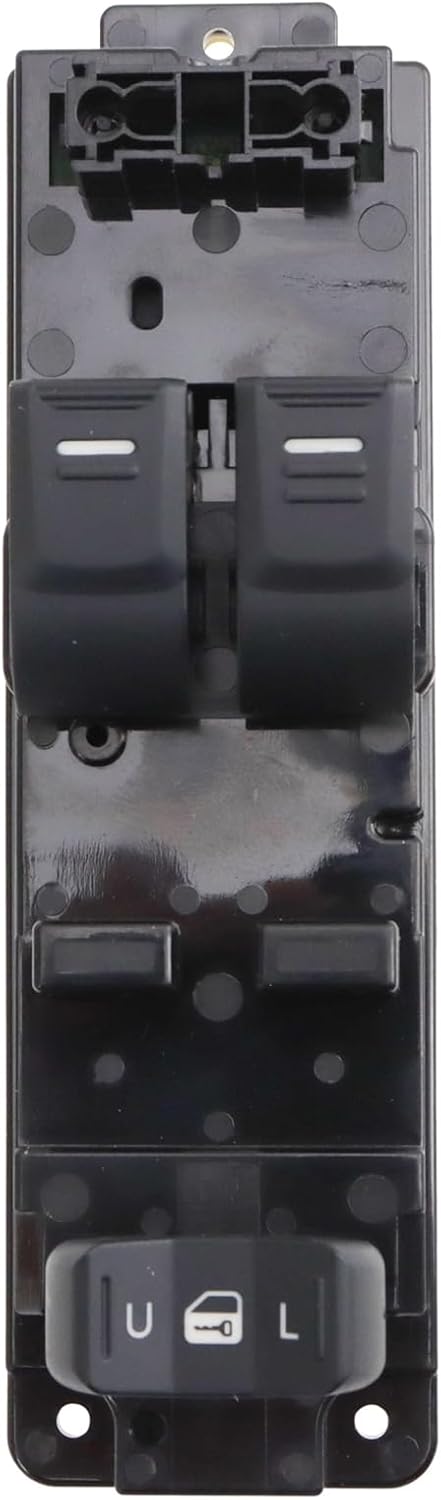 TRQ Left Power Window & Door Lock Switch Drivers Side Compatible with 2004-2012 Chevrolet Colorado GMC Canyon 2006 Isuzu i-280 2007-2008 i-290 i-370