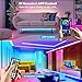 REEMEER Led Lights 100ft Smart APP Control Music Sync Strip Lights RGB Color Changing Strips with Remote, for Bedroom Kitchen and Party