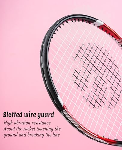 Senston Tennisschläger Set für Erwachsene - 68,6 cm, 2 Spieler mit 3 Bällen, 2 Griffen, 2 Vibrationsdämpfern