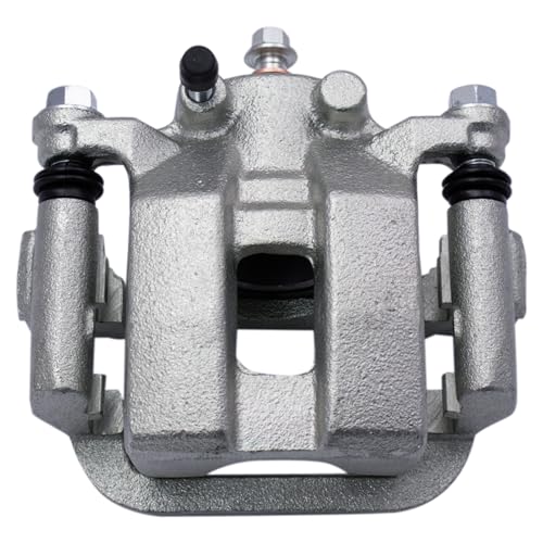 Image of TRQ Rear Brake Pad and Rotor Set Ceramic Coated Calipers Compatible with 2003-2005 Infiniti G35 350Z