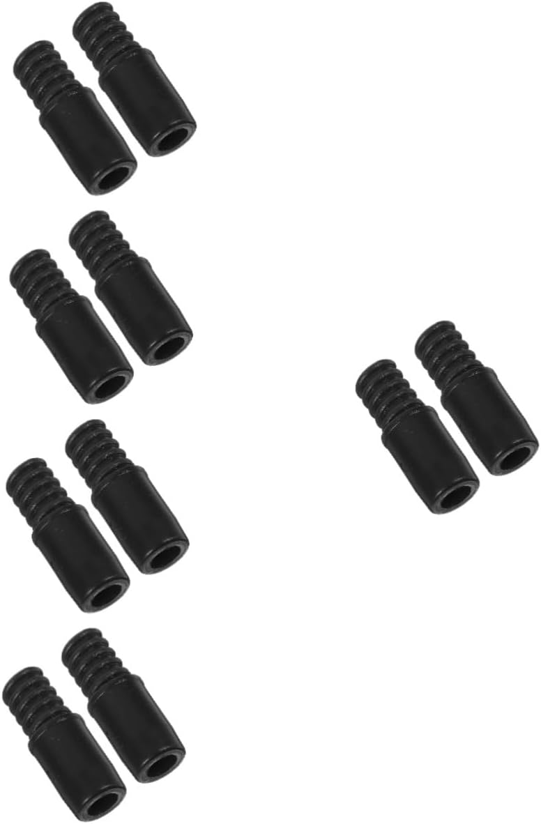 VALICLUD 10pcs Threaded End Broom Handle Attachments Extension Pole Adapters for Metal Brooms and Mops Easy to Install Lightweight and Versatile Use Home and Commercial Cleaning