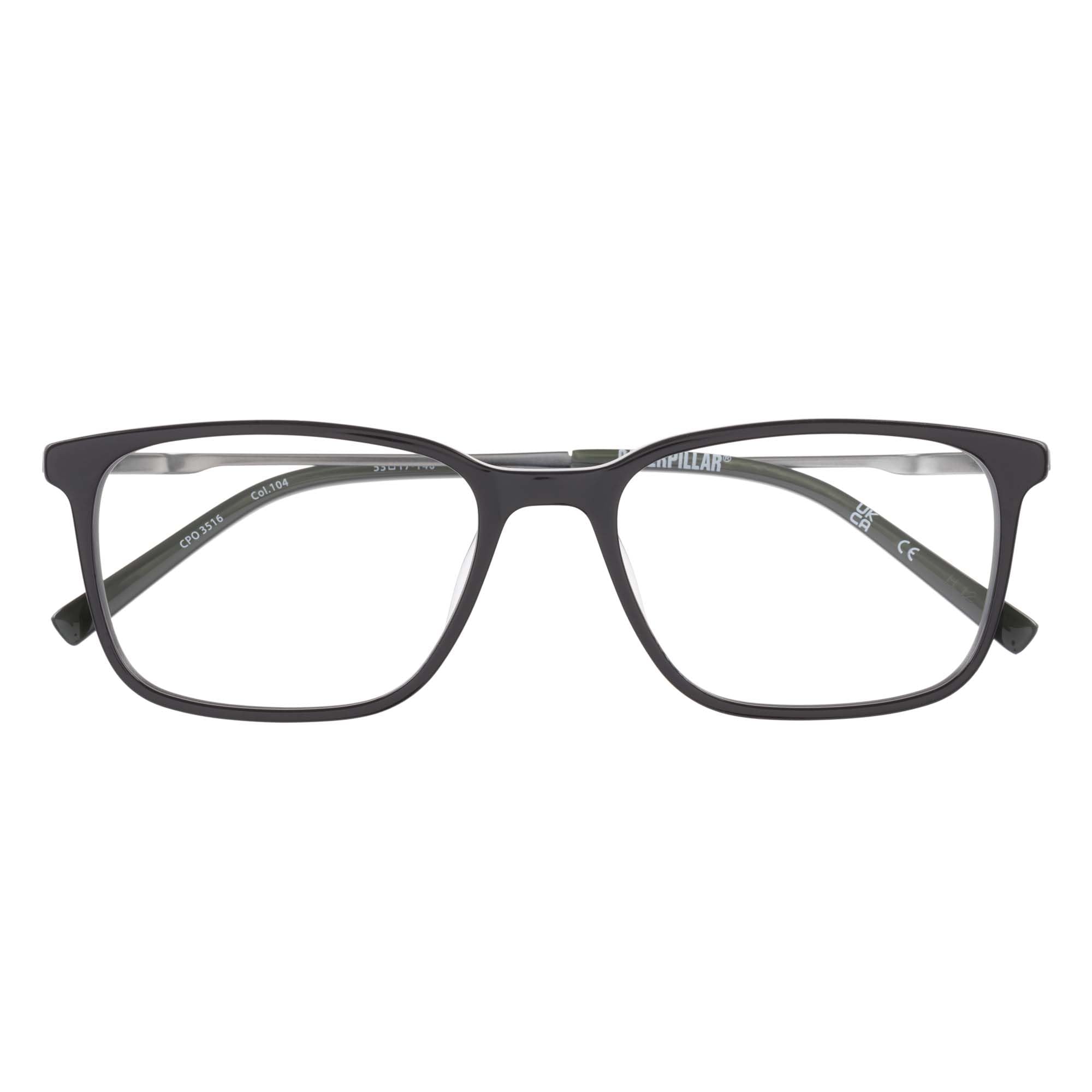 CAT Df-cpo-3516 Prescription Eyewear Frames, Gris/Negro, 53 (M) Hombres
