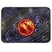 Chłonna podkładka solarna gwiazda szlaki planeta mata do suszenia naczyń antypoślizgowa mata do suszenia z wiszącą pętlą ociekacz do naczyń stojak podkładka na kubek szkło blat kuchenny 46 x 61 cm