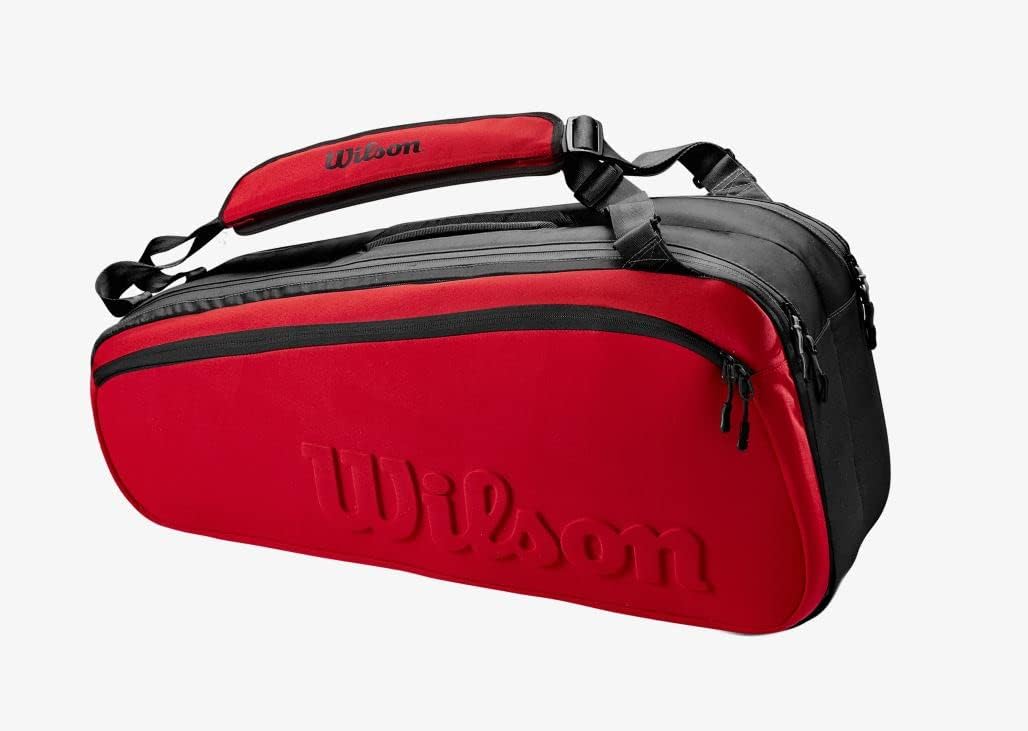 WILSON Super Tour Clash V2.0 6 Pack Tennis Bag Red : Sports & Outdoors
