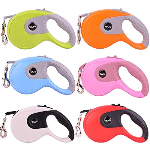 Corde de chien de compagnie automatique 5m sangle nylon blanche - 5