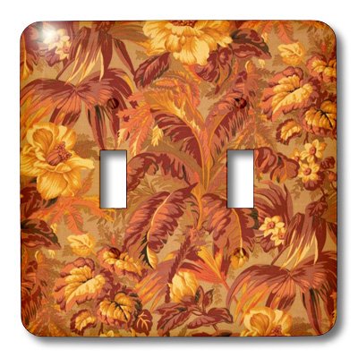 Double interrupteur à bascule d'exception Tropical Fall 3dRose lsp_60556_2 premium - 3