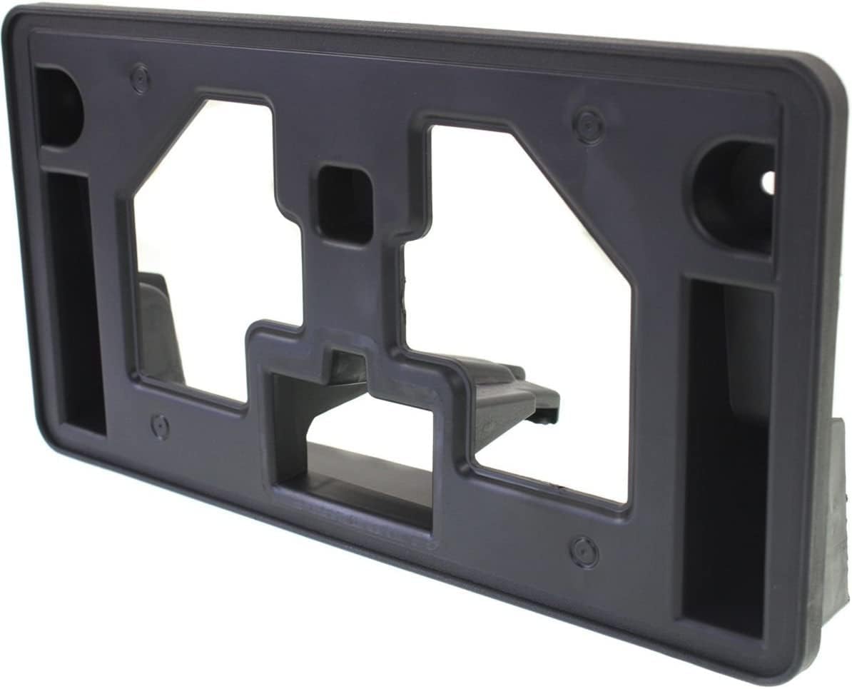 DAT AUTO PARTS Front Bumper License Plate Frame Tag Mounting Bracket Holder Replacement for 2013-2014 Honda Accord 4dr Sedan Models Black Textured Made of Plastic HO1068113 71145T2AA00