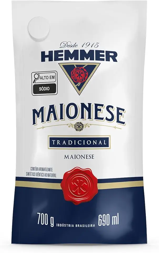 Hemmer Maionese Tradicional Sache Hemmer700G