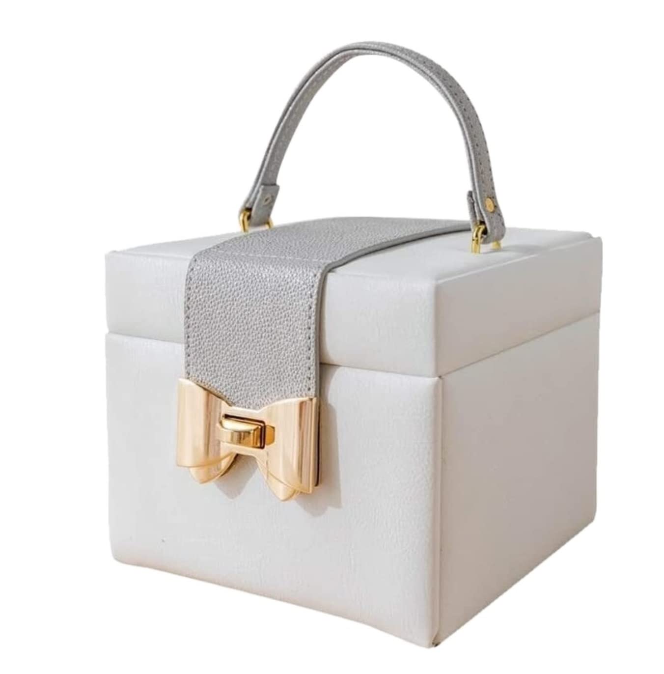 Porta Gioielli Donna Portagioie Da Viaggio Organizzatore Di Gioielli Bowknot Portagioie Portatile In Ecopelle Porta Orecchini Organizer