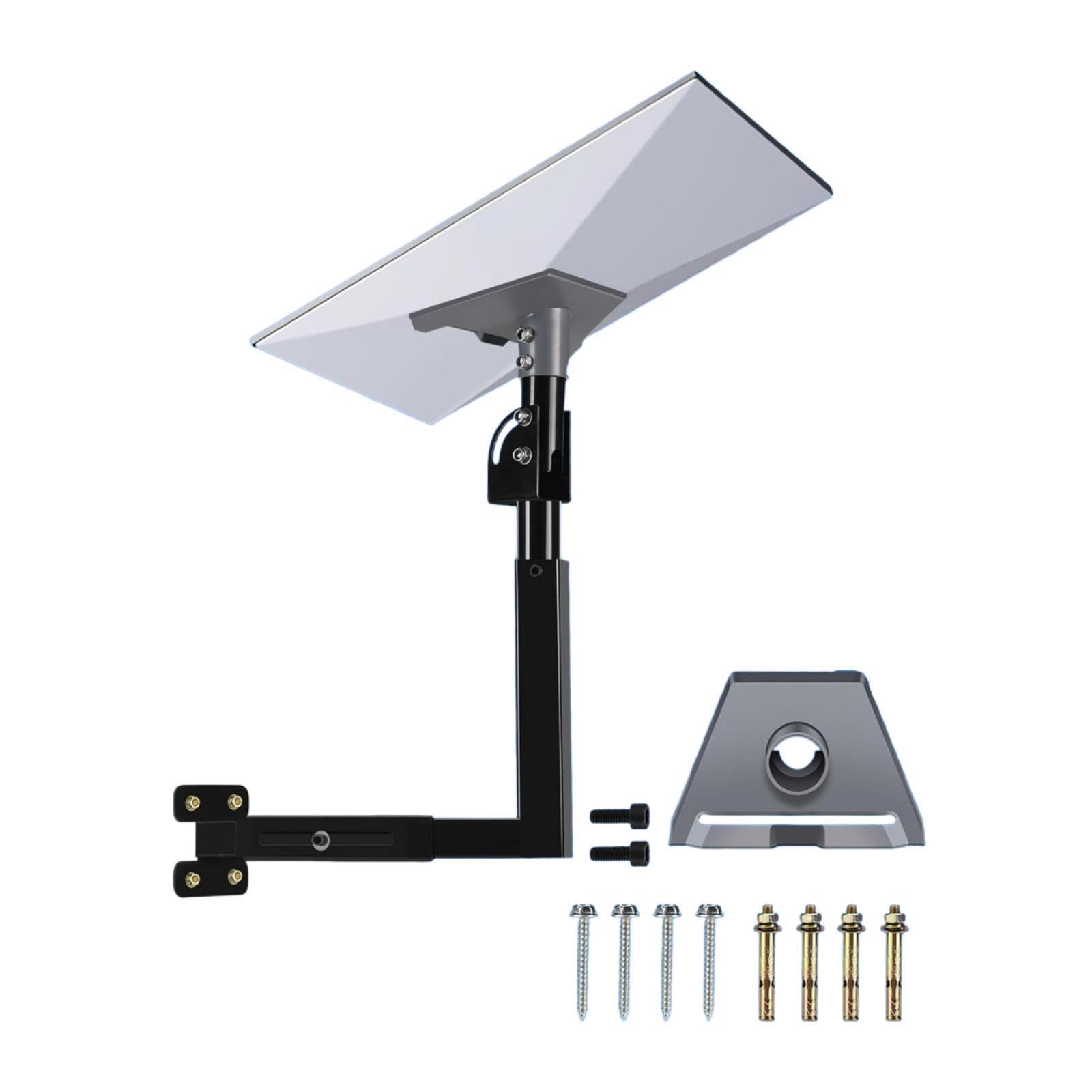 Qianly Kit di Montaggio a Parete, con Viti, Professionale, Robusto, con Braccio Telescopico, Supporti a Parete Regolabili per Parabole