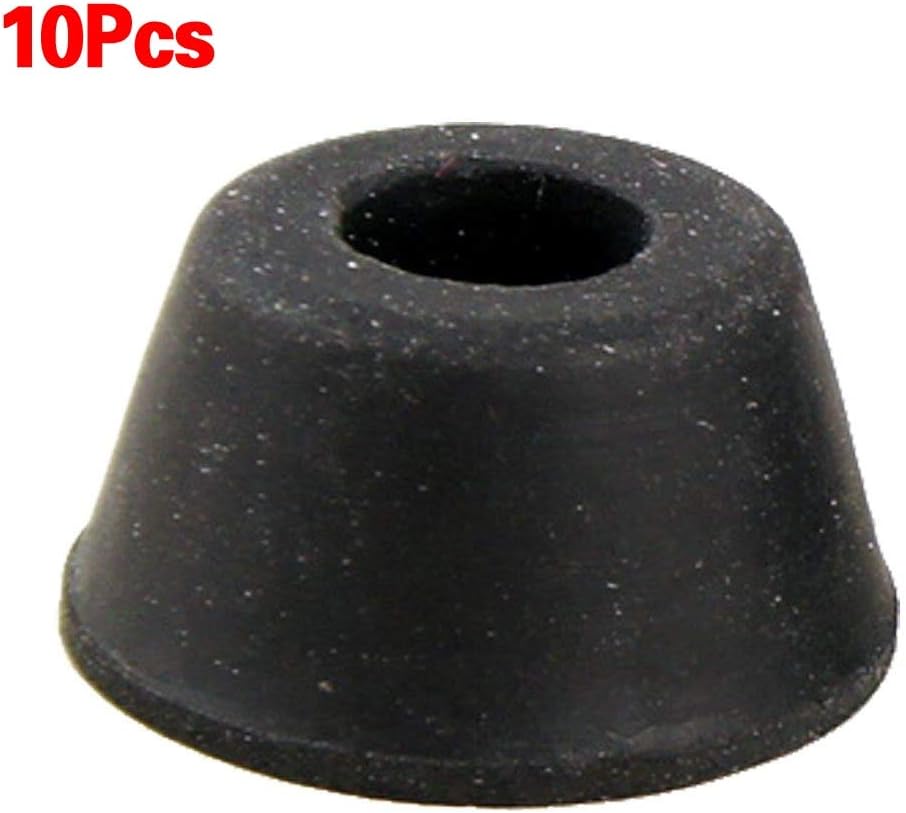 10mm Rubber Nocm 10pcs 21mm X 12mm Black Conical Recessed Rubber Feet