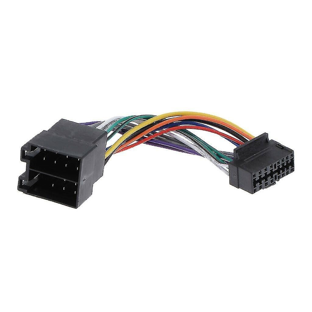 Câble Adaptateur ISO 16 Broches Pour Autoradio Sony JVC Aiwa - Compatible Avec De Nombreux Modèles
