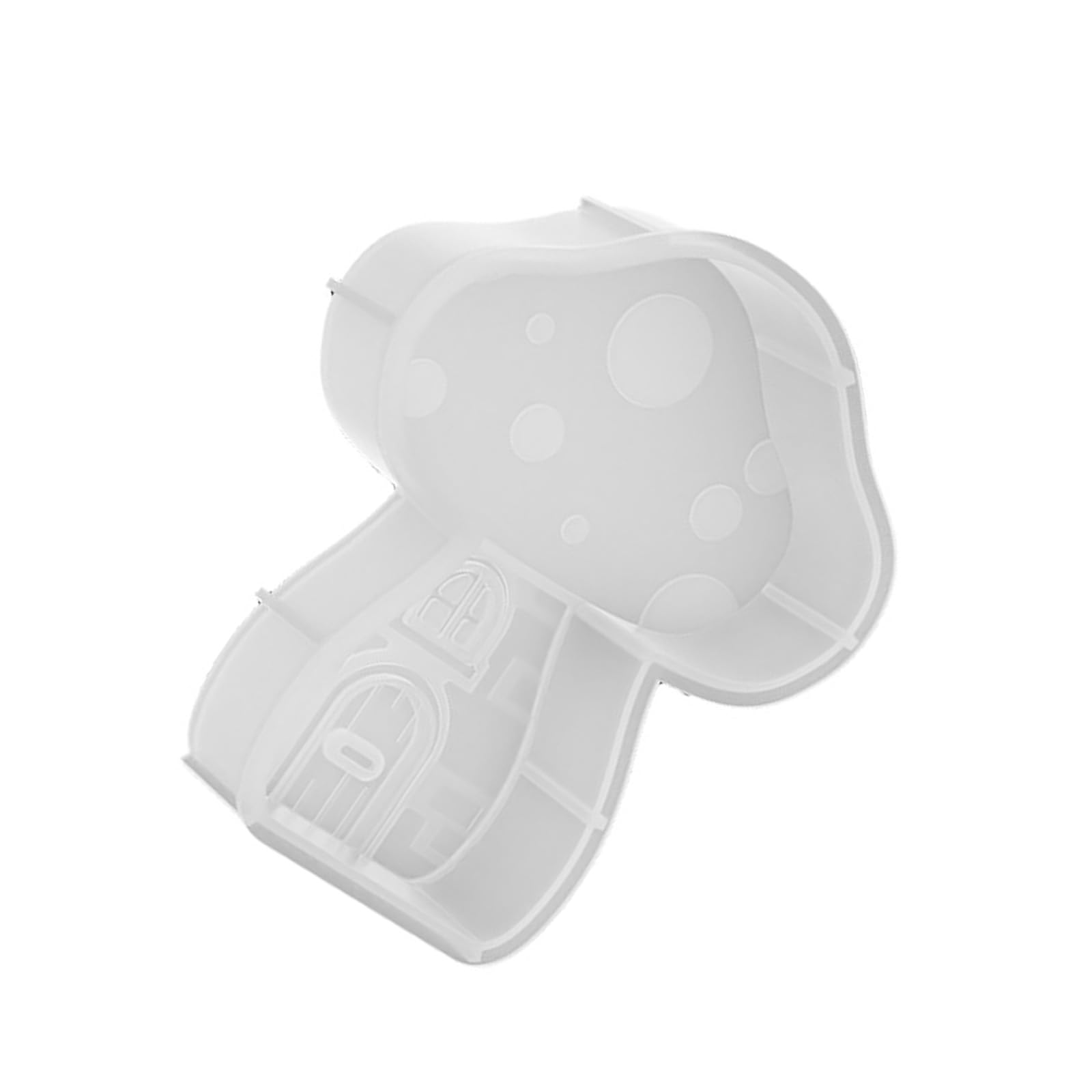 Tsophreniq 3D Mushroom House Silicone Molds Easy Demolding SIlicone Soap Molds for Epoxy Resin Soap Home Decoration Craft