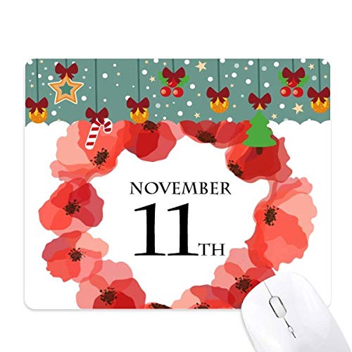 Tapis de souris maïs poppy pour décorer votre espace de travail pendant les fêtes