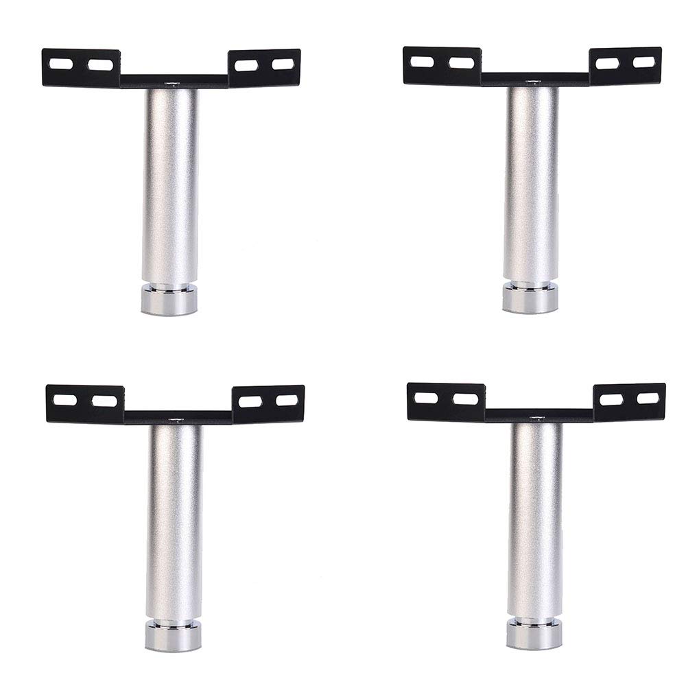 Furniture legs Piedino per Letto * 4, Piedino di Supporto per mobili, Attacco codice Angolo Letto Elemento di Fissaggio