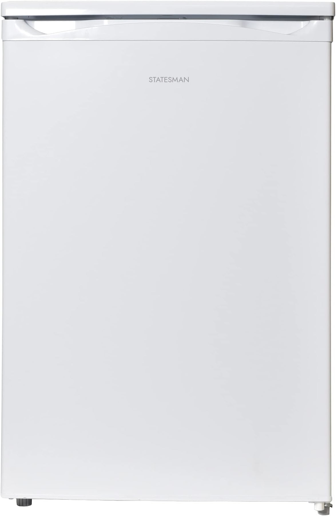 StatesmanFreestanding U355W Under Counter Freezer, 55cm, 86 Litres, 3 Large Capacity Storage Drawers, 4* Freezer, Reversible door, Adjustable Feet, Energy efficient, White
