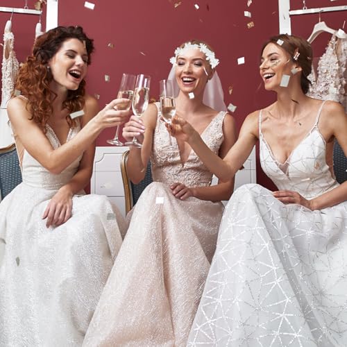 Voile de Mariée Blanc avec Couronne Fleurie et Nœud Satin, Accessoire EVJF pour Future Mariée, Fête Pré-Mariage et Célébrations Nuptiales – vue 6