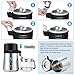 DC House Distilled Water Machine 1 Gallon, Stainless Steel Water Distiller for Home Countertop 110V 750W Purifier for Humidifier Office CPAP with Smart Switch, Glass Pot