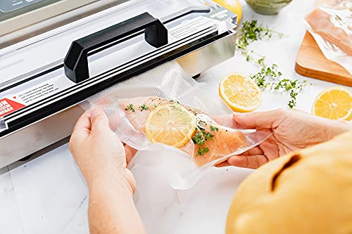 Avid Armor Vacuum Sealer Bags Rolls 4 Pack 11" x 25 Feet for Foodsaver, Seal a Meal Vacuum Sealer FITS INSIDE MACHINE STORAGE AREA Heavy Duty, Sous Vide Vaccume, Cut to Size Roll BPA Free 100 Feet - Thumbnail 3