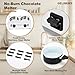 2026 Upgrade Chocolate Melting Pot,2x1L Chocolate Melting Machine with Candy Dipping Tools,Electric Chocolate Tempering Machine for Chocolate,Candy,Butter Making Warming Coffee Milk Wine(80W, 110V)