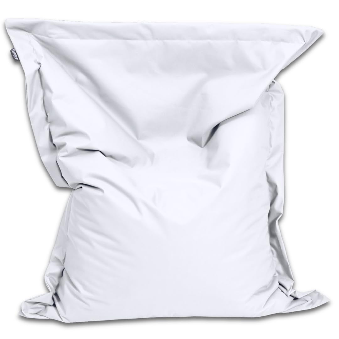 BuBiBag Sitzsack mit Füllung – fertig befüllt geliefert – Handgefertigt – Bean Bag Indoor & Outdoor – Kinder & Erwachsene – wasserabweisend weich bequem – 31 Farben 11 Größen