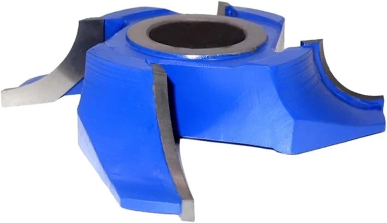 Shaper Cutter Door Making Style Carpentry Fillet Milling Cuttering 1/4 Spindle Model Tool Spiral Wood Spindle Moulder Shaper Cutters(72x35xR45x4T)