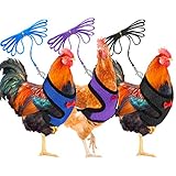 Verstellbar: Das Hennengeschirr kann zur Führung Ihres Huhns, Ente oder Gans verwendet werden, kombiniert mit einer 1,1 m langen Nylon-Leine können Sie die Bewegung Ihres Hühners leicht kontrollieren. Es wird empfohlen, die Seite vor der Bestellung zu überprüfen.