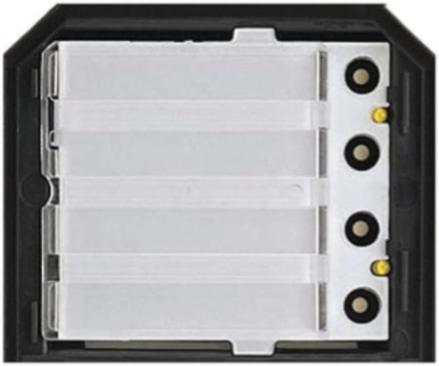 Aiphone Corporation GT-SW Call Switch Module for GT Series, Multi-Tenant Intercom, Entrance Stations, Fire Retardant, ABS Plastic Construction, 4-5/16" x 3-3/4" x 5/16", Black