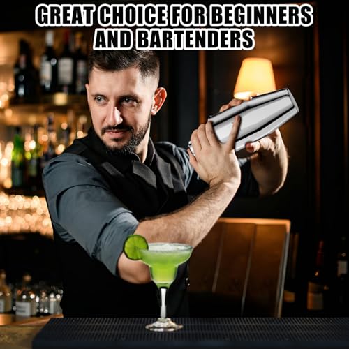 image for IOV Cocktail Shaker, 24 oz Martini Shaker, Drink Mixer with Built-in S