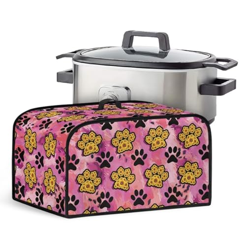 Wiryuouvt Dog Paws Slow Cooker Carrying Case Fancy Kitchen Accessories Washable Reusable Kitchen Utensil Cover Suitable for Most Sizes Birthday Gift Air Fryer Cover for Home Kitchen