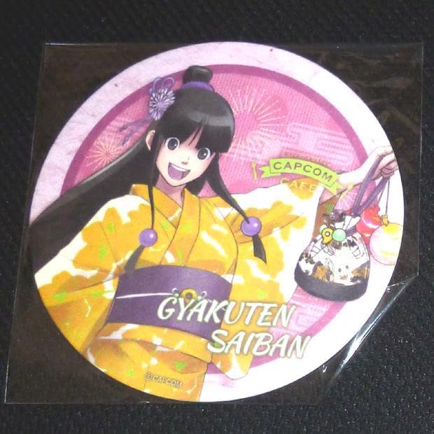 逆転裁判 綾里真宵 コースター 王室風 カプコンカフェ CAPCOM CAFE Amazon.co.jp: 逆転裁判 綾里真宵 コースター カプコンカフェ