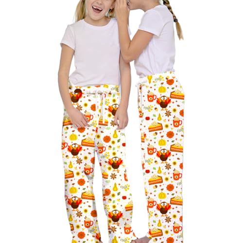 Image of Remimi Girl Boy Plaid Pants Drawstring Summer Casual Loose Bottoms 5-14 Years