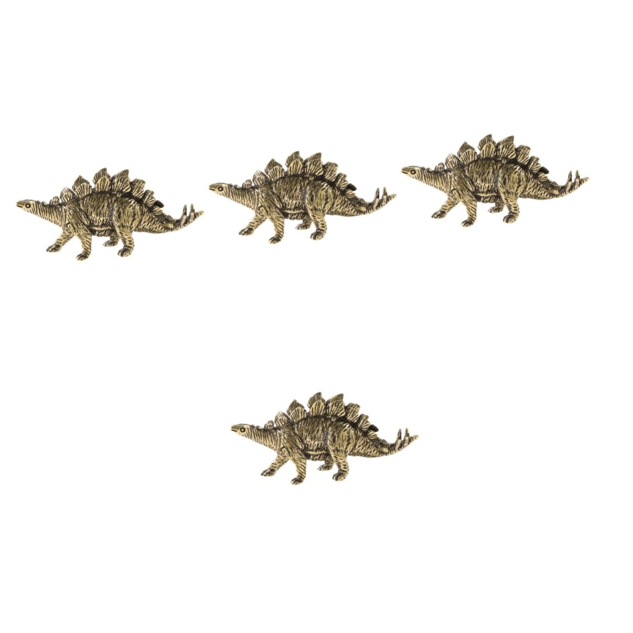 Stégosaure en laiton VANZACK : petits jouets dinosaures pour décoration de fête
