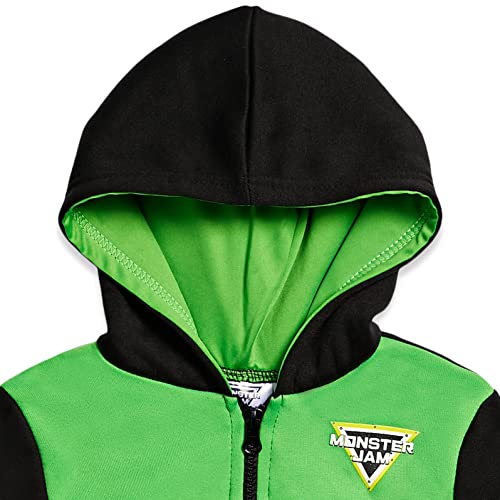 Monster Jam Grave Digger Half Zip Hoodie Toddler to Little Kid3