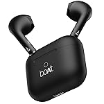 boAt Airdopes Ace TWS in Ear Earbuds with 35 HRS Playback, 13mm Drivers, Dual Mics ENx & Beast Mode(Active Black)